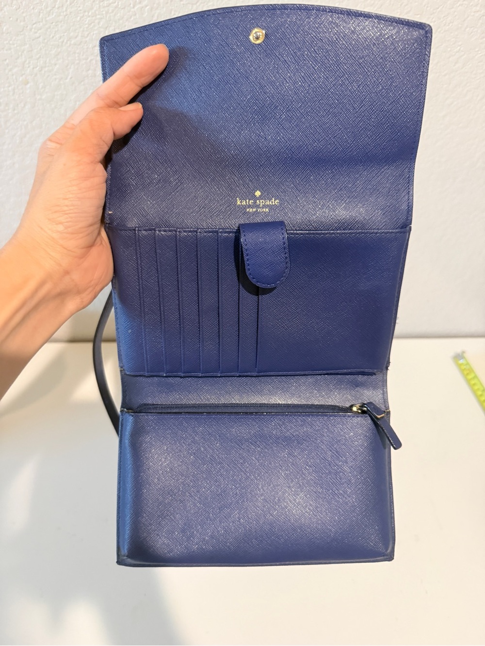 kate spade Navy Blue Crossbody Wallet - Picture 5 of 9